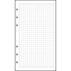 Exacompta Exatime 21 - Recharge pour organiseur - 32 feuilles quadrillées 5x5 mm - 14,2 x 21 cm
