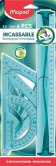 Maped Incassable - Kit de traçage flexible 4 pièces - incassable