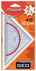 Maped Technic - Équerre 16 cm - 45°