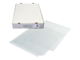 100 Pochettes coin neutres - A4 - pour 25 feuilles - 12/100 - incolore