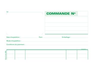 Exacompta - Manifold Carnet de commandes - 50 dupli - 21 x 18 cm