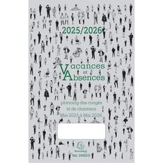 Planning des congés - Vacances et absences de Mai 2025 à Mai 2026 - Exacompta