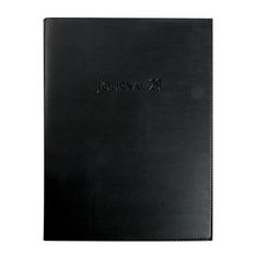 Agenda de bureau Barbara Journal 29/2 - 1 jour sur 2 pages - 21 x 29,7 cm - Noir - Exacompta