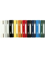 Pack de 25 fixe-dossiers 100F PP - différents coloris