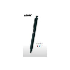 LAMY Tri pen - Stylo à bille 3-en-1 : bleu, rouge et porte-mine - noir mat