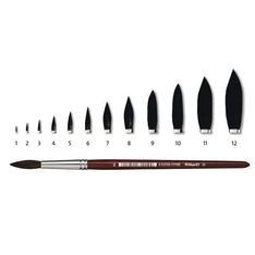 Pelikan 25 - pinceau - rond - taille : 9