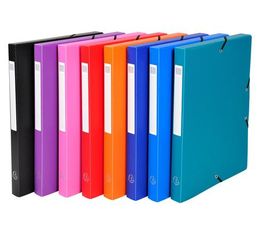 Exacompta Exabox - Boîte de classement - dos 25 mm - couleurs assorties