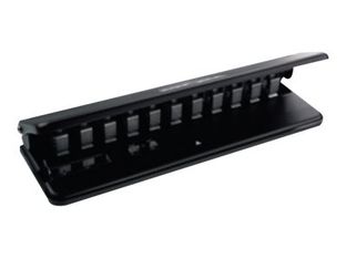 ATOMA perforateur - 4 feuilles - 11 trous - noir