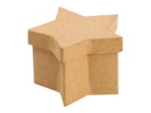 Graine Creative - boîte-cadeau inachevée - étoile - carton