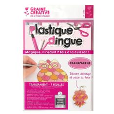 Graine Créative - Plastique Dingue Transparent - 7 Feuilles