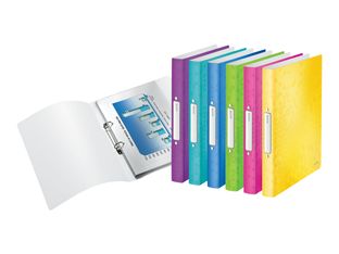 Leitz WOW - Classeur à anneaux - A4 - pour 190 feuilles - disponible dans différentes couleurs