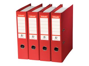 Esselte No.1 - classeur à levier - pour A4 - capacité : 500 feuilles - bordeaux