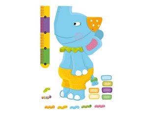 Figurato Children - adhésif décoratif - toise - 490 x 690 mm - 2 feuilles