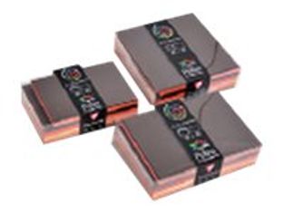 Clairefontaine - enveloppe - International C6 (114 x 162 mm) - côté ouvert - or, cacao, rouge corail, bronze irisé, capucine - pack de 40