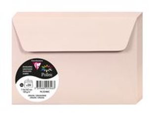 Pollen - enveloppe - International C6 (114 x 162 mm) - côté ouvert - opaline cream - pack de 20