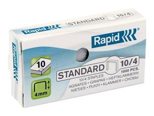Rapid Standard - grapas - 10/4 - 4 mm - paquete de 1000