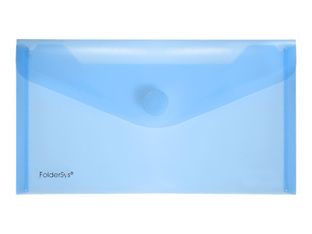 FolderSys - valisette - DL - pour 50 feuilles - bleu, transparent