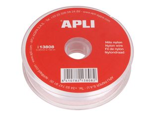APLI kids - Fil artisanal - 0.35 mm x 100 m - transparent - nylon
