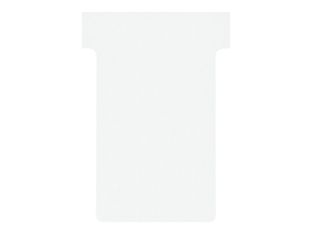 Nobo - 100 Fiches en T - 4,85 x 8,5 cm - Taille 2 - blanc