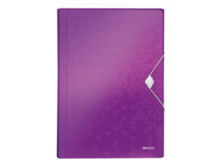 Leitz WOW - valisette - 6 positions - A4 - à onglets - violet métallique