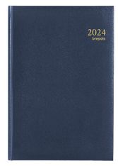 Agenda Lima Euro - 1 jour par page - A5 - bleu - Brepols