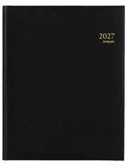 Agenda Lima Concorde - 1 semaine sur 2 pages - 21 x 27 cm - noir - Brepols