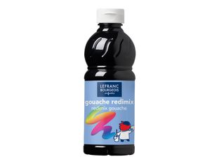 Lefranc Bourgeois Enfants Redimix - peinture - gouache - noir - 500 ml