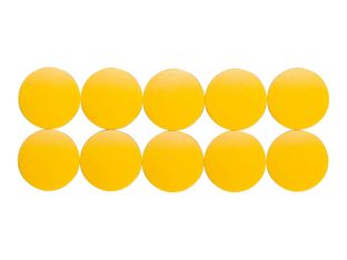 MAULsolid aimant - 2.4 x 0.8 cm - jaune (pack de 10)