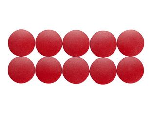 MAULsolid aimant - 2.4 x 0.8 cm - rouge (pack de 10)