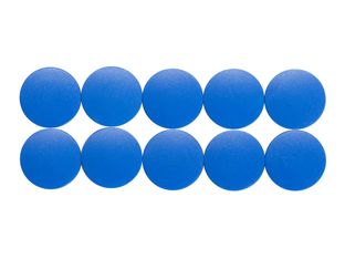 MAULsolid aimant - 2.4 x 0.8 cm - bleu (pack de 10)