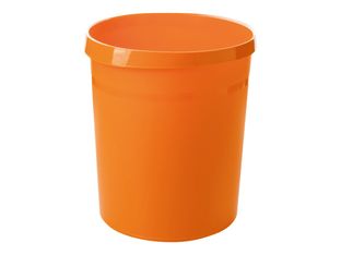 HAN GRIP - corbeille à papier - 18 L - polypropylène (PP), plastique - Couleur tendance orange