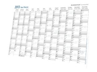 STAEDTLER Lumocolor - planning annuel 2023 effaçable - rouleau 84 x 60 cm