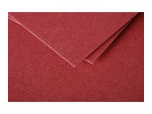 Pollen - enveloppe - 125 x 138 mm - côté ouvert - rouge intense - pack de 20