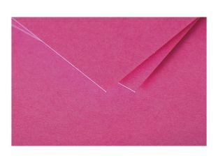 Pollen - enveloppe - 125 x 138 mm - côté ouvert - rose intense - pack de 20