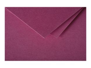 Pollen - enveloppe - 125 x 138 mm - côté ouvert - framboise - pack de 20