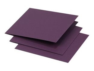 Pollen - cartes pliées en deux - 25 feuille(s) - 116 x 116 mm - 210 g/m²