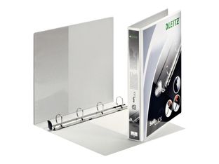Leitz SoftClick Premium - classeur à anneaux personnalisable - pour A4 Maxi - capacité : 230 feuilles - blanc