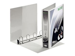Leitz SoftClick Premium - classeur à anneaux personnalisable - pour A4 Maxi - capacité : 380 feuilles - blanc