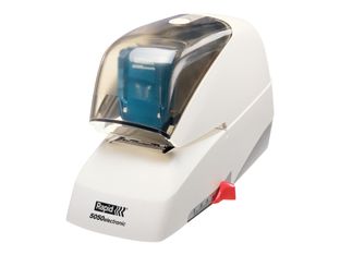 Rapid 5050e - agrafeuse électrique - 50 feuilles - plastique, métal - blanc et noir