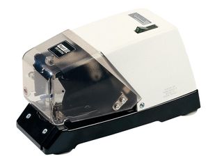 Rapid Classic 100E - agrafeuse électrique - 50 feuilles - plastique, métal - blanc et noir