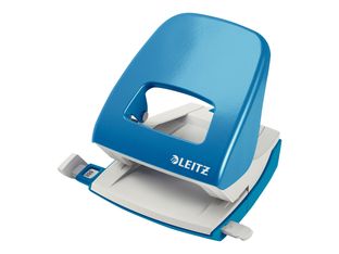 Leitz 5008 - perforateur - 30 feuilles - 2 trous - métal - bleu clair