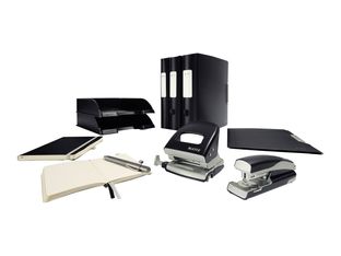 Leitz 5562 - agrafeuse - 30 feuilles - plastique, métal - noir satin