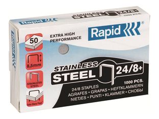 Rapid Super Strong - agrafes - 24/8+ - 8.5 mm - pack de 1000