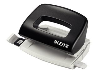 Leitz NeXXt perforateur - 10 feuilles - 2 trous - plastique, métal - noir