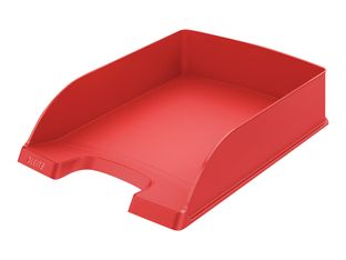 Leitz Plus - corbeille à courrier - pour A4 - rouge