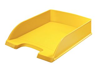 Leitz Plus - corbeille à courrier - pour A4 - jaune