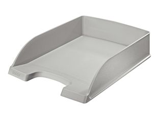 Leitz Plus - corbeille à courrier - pour A4 - gris
