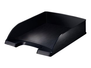 Leitz Style - corbeille à courrier - pour A4 - noir satin