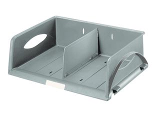 Leitz - corbeille à courrier - pour A4 - gris