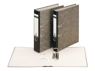 Leitz 180° - classeur à levier - pour Folio - capacité : 600 feuilles - noir